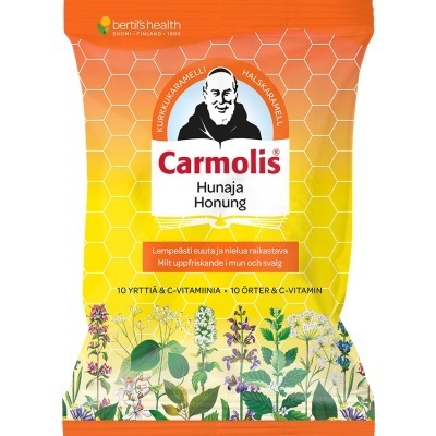 Carmolis Hunaja kurkkukaramelli 75 g
