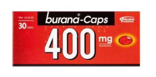 BURANA-CAPS kapseli, pehmeä 400 mg 30 fol