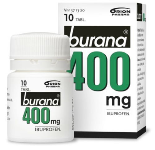 BURANA tabletti, kalvopäällysteinen 400 mg 10 kpl