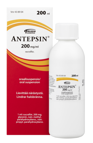 ANTEPSIN oraalisuspensio 200 mg/ml 200 ml