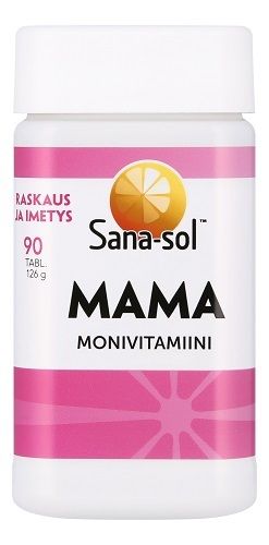 Sana-Sol Mama monivitamiini tabletti 90 kpl