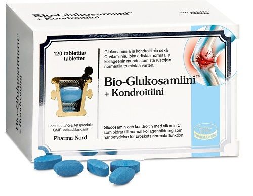 Bio-Glukosamiini + Kondroitiini 120 tabl.