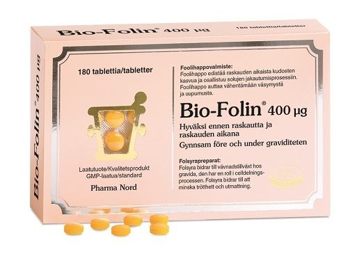 Bio-Folin 400 mg 180 tabl.