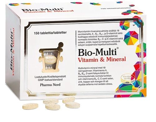 Bio-Multi Vitamin & Mineral 150 tabl.