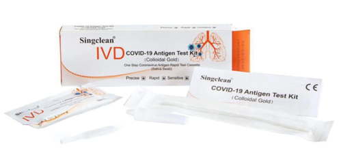 Singclean Covid-19 Antigeenipikatesti syljestä 1 kpl