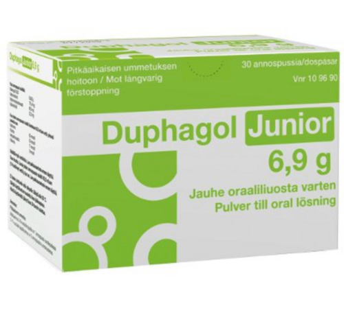 DUPHAGOL JUNIOR jauhe oraaliliuosta varten 6,9 g 30 kpl