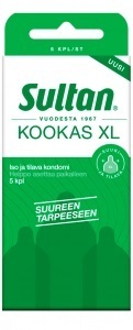 Sultan kookas XL kondomi 5 kpl
