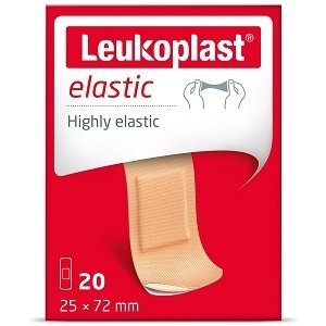Leukoplast Elastic 28 x 72 mm 20 kpl