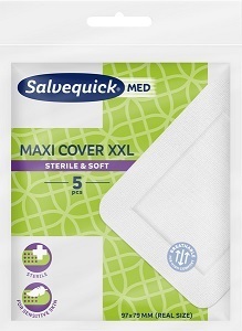 Salvequick Med Maxi Cover XXL laastari 5 kpl
