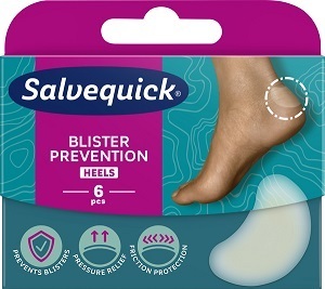 Salvequick Blister Prevention Heels rakkolaastari 6 kpl