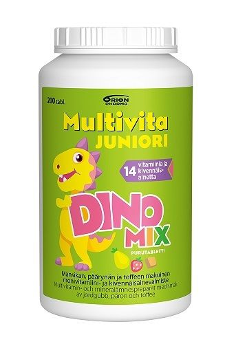 Multivita Juniori Dino Mix purutabl.