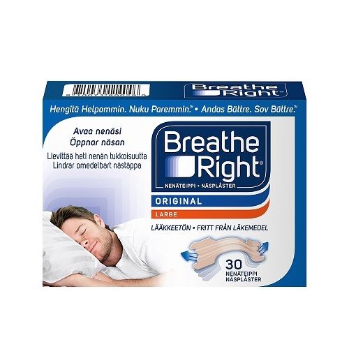 Breathe Right nenäteippi Tan L 30 kpl