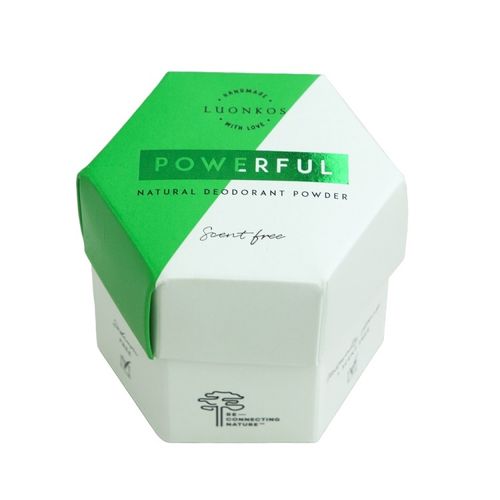 Luonkos POWERFUL jauhedeodorantti tuoksuton 50 g