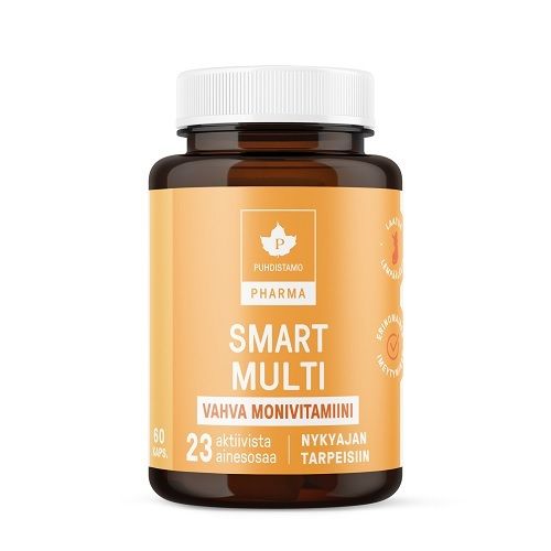 Puhdistamo Pharma Smart Multi monivitamiini 60 kaps.