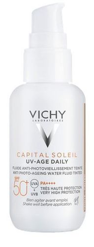 Vichy Capital Soleil UV Age tinted Aurinkosuojavoide sävytetty SPF50+ 40 ml