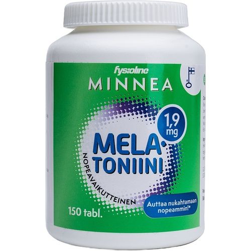 Minnea Melatoniini nopeavaikutteinen 1,9 mg 150 tabl