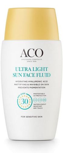 Aco Sun Ultra Light Face Fluid SPF 30 40 ml
