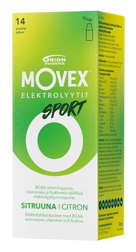 Movex Elektrolyyttijuomajauhe Sport 14 pss