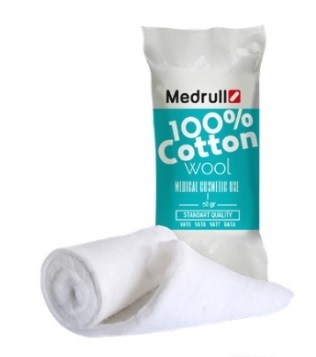 Medrull Cotton Wool vanua rullassa 50 g