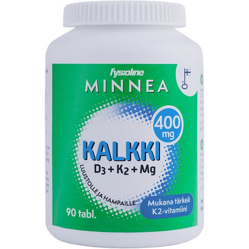 Minnea Kalkki + D3 + K2 + Mg 90 tabl