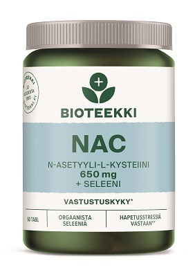 Bioteekki NAC + Seleeni 60 tabl.