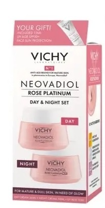 Vichy Neovadiol Rose Platinum Day & Night Set lahjapakkaus