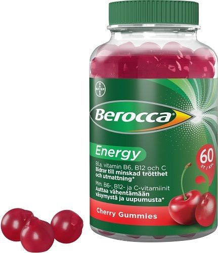 Berocca Energy gummies kirsikka 60 kpl