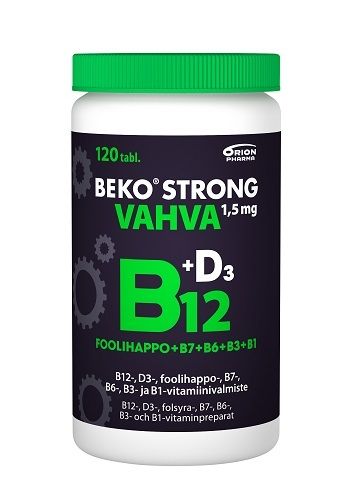 Beko Strong B12 VAHVA 1,5 mg 120 tabl. nieltävä