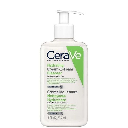 CeraVe Hydrating Cream-to-foam Cleanser 236 ml